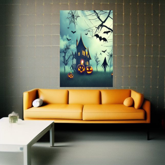 Das spukhafte Haus| AI Art Poster (Von Creator hochgeladen)
