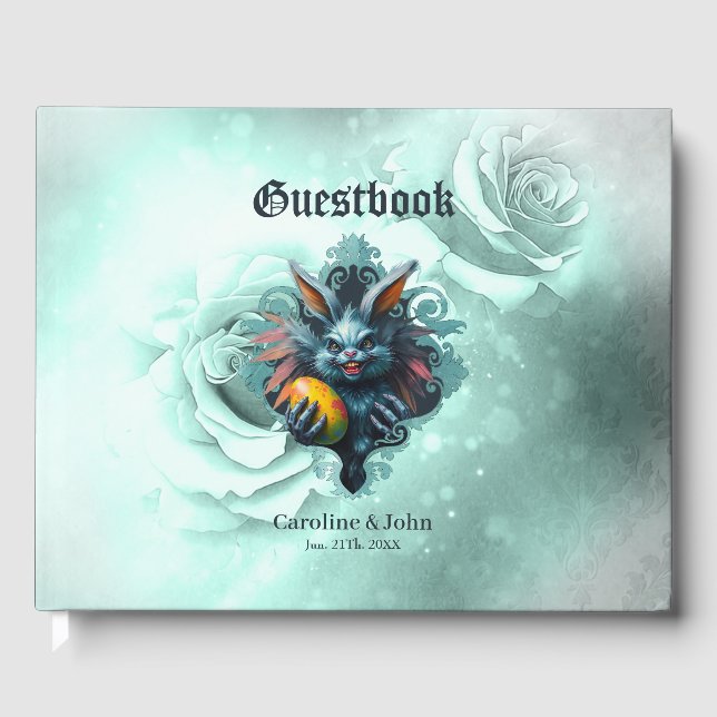 Das spukhafte Osterhasen, Gästebuch (Vorderseite)