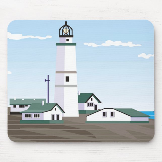 Das Square Lighthouse - Mousepad (Vorne)