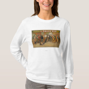 Das squaw-Mann-Western-Drama-Theater-Plakat T-Shirt
