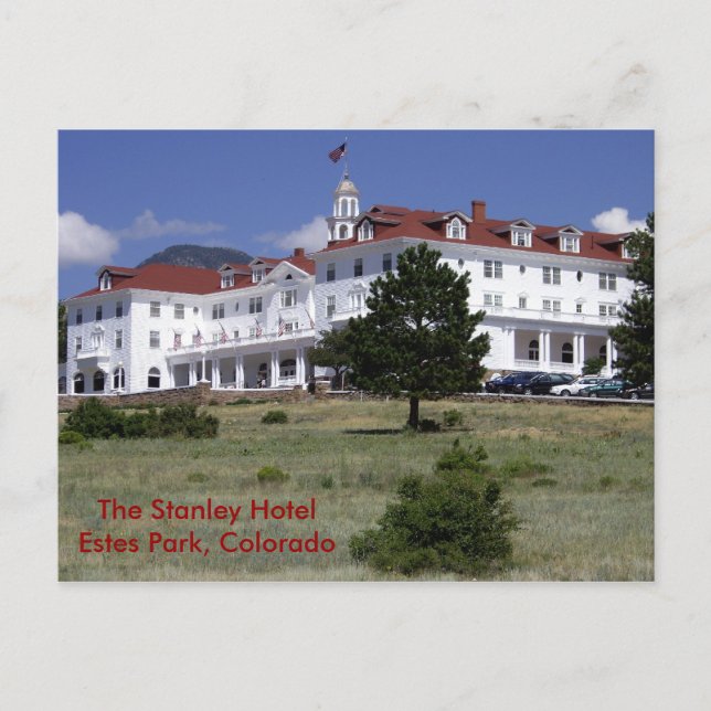 Das Stanley Hotel Postkarte (Vorderseite)