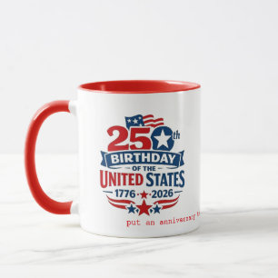 Das Stars & Stripes Halbquinquennial-Mug Tasse