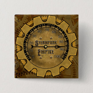 Das Steampunk Reich-Button Button