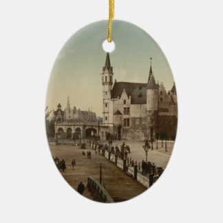 Das Steen, Antwerpen, Belgien Keramik Ornament