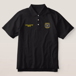 Das Stickt Polo beruhigt Aufseher SPE Blau