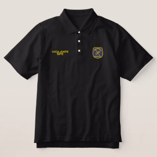 Das Stickt Polo beruhigt Aufseher SPE Blau