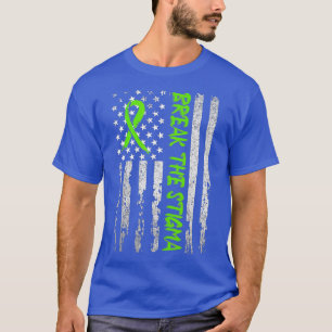 Das Stigma Green Mental Health Awareness brechen T-Shirt