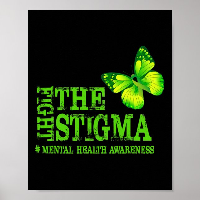 Das Stigma Mental Health Awareness Montag Poster (Vorne)