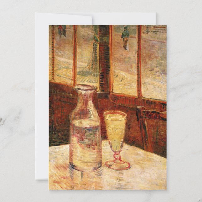 Das Stillleben mit Absinthe von Vincent van Gogh (Vorderseite)