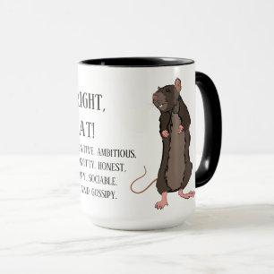 Das stimmt, ich bin eine Ratte! Tasse