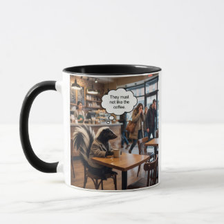 Das Stinktier bleibt weiterhin in der Verleugnung Tasse