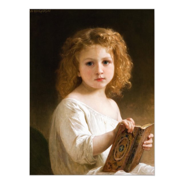 Das Story Book von William-Adolphe Bouguereau Fotodruck (Vorne)