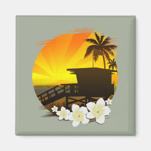 Das Strandleben Magnet