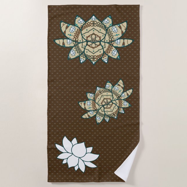 Das Strandtuch von Lotus (Vorderseite)