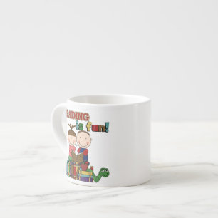 Das Strichmännchen-Kinderablesen ist- Spaß Espressotasse