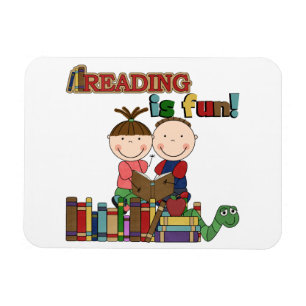 Das Strichmännchen-Kinderablesen ist- Spaß Magnet