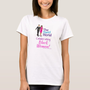 Das Strudel-Weltlogo-Fluss-T-Shirt T-Shirt