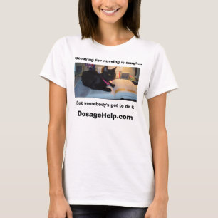 Das Studieren für die Pflege ist stark (niedliche T-Shirt