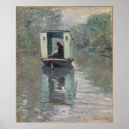 Das Studio-Boot (Le Bateau-atelier) | Claude Monet Poster