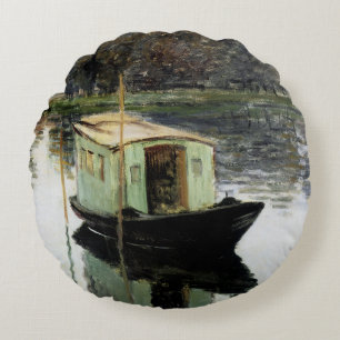 Das Studio-Boot Rundes Kissen