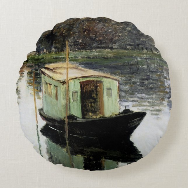 Das Studio-Boot Rundes Kissen (Vorderseite)