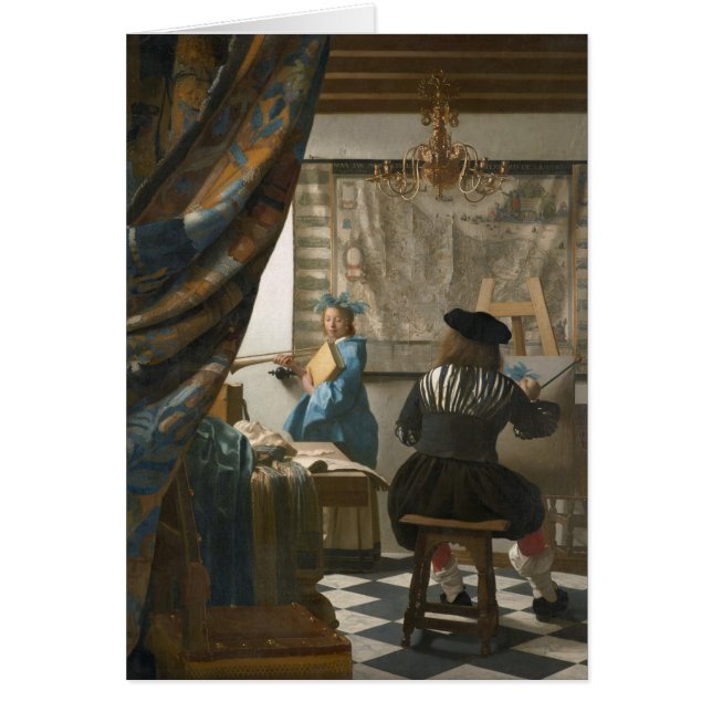 Das Studio des Künstlers, c.1665-66 (Öl auf (Vorne)