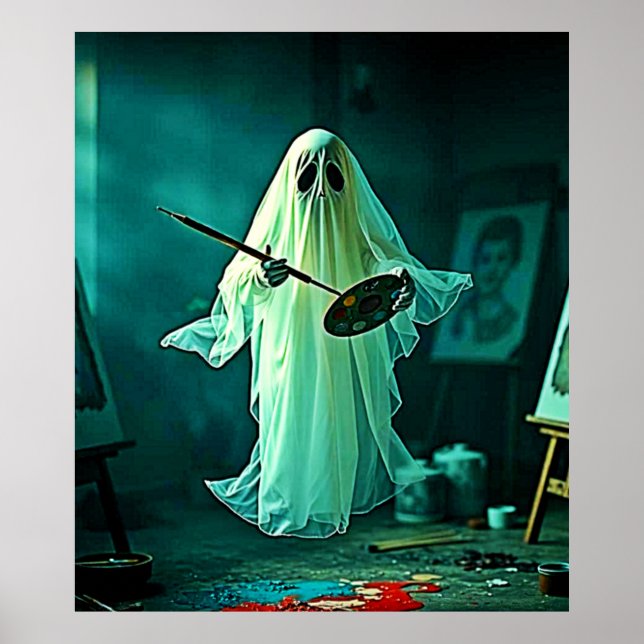 Das Studio-Design von Ghosted Artist Poster (Vorne)