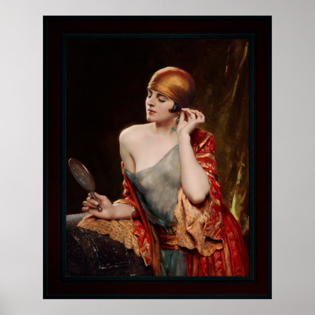 Das Studio Mirror von Albert Henry Collings Poster (Vorne)