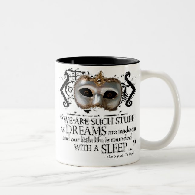 Das Sturm-Zitat Zweifarbige Tasse (Rechts)