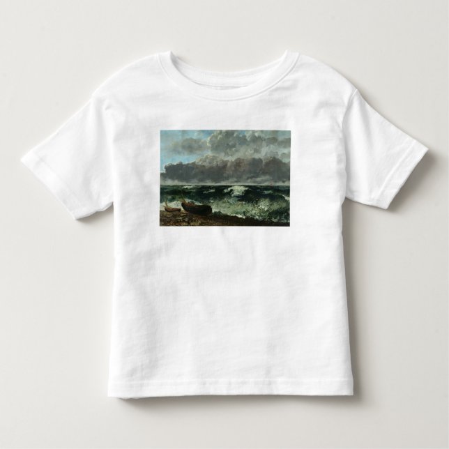 Das stürmische Meer oder, die Welle, 1870 Kleinkind T-shirt (Vorderseite)