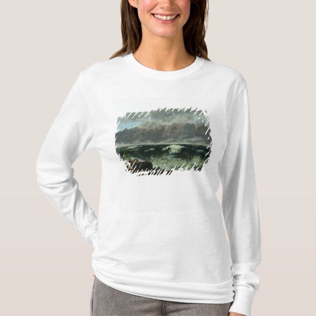 Das stürmische Meer oder, die Welle, 1870 T-Shirt (Vorderseite)