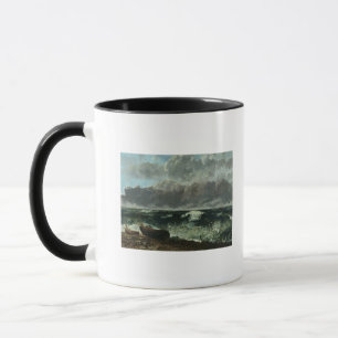 Das stürmische Meer oder, die Welle, 1870 Tasse