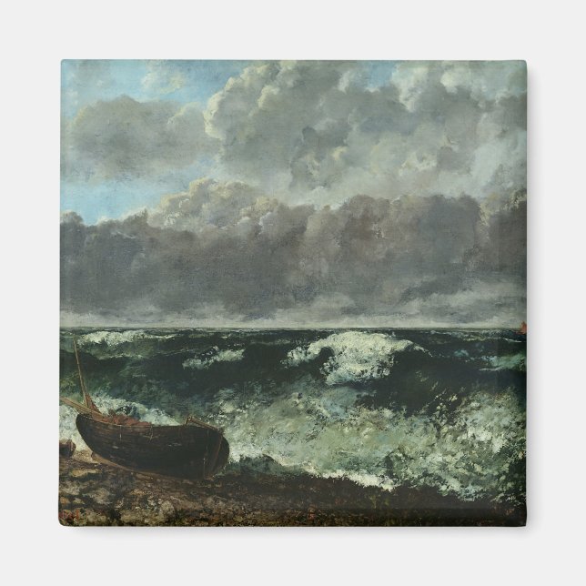 Das Sturmmeer oder, die Welle, 1870 Magnet (Vorne)