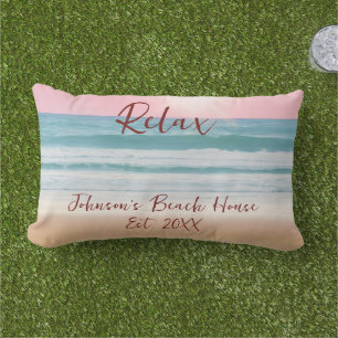 Das Summer Beach Design kreiert Ihre eigene Famili Kissen Für Draußen