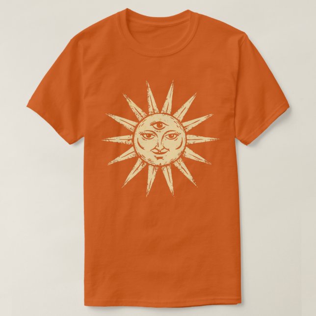 Das Sun Tarot d Reader Horoskop Astrologie Astrolo T-Shirt (Design vorne)