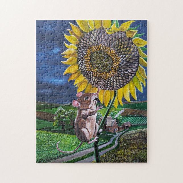 Das Sunflower Summit Gemälde von Alfred Fox (Vertikal)