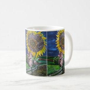 Das Sunflower Summit Gemälde von Alfred Fox Kaffeetasse