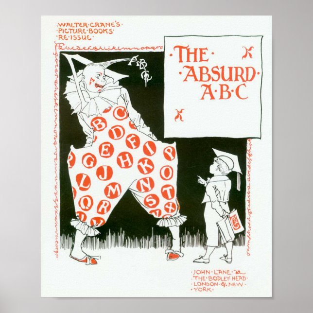 Das surde ABC Poster (Vorne)