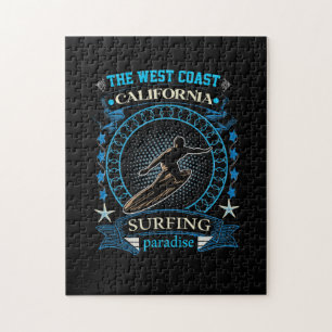 Das Surfen an der Westküste Kaliforniens