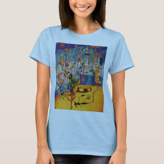 Das surrealistische T-Shirt der Frauen