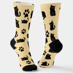 Das süßeste schwarze Katzen-Socken-Geschenk für Ka Socken