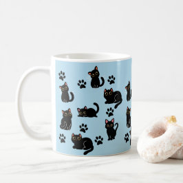 Das süßeste schwarze Katzen-Tassen-Geschenk für Ka Kaffeetasse