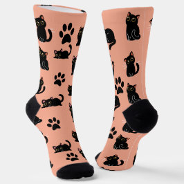 Das süßeste schwarze Katzensocken-Geschenk für Kat Socken