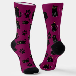 Das süßeste schwarze Katzensocken-Geschenk für Kat Socken
