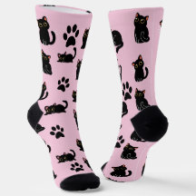 Das süßeste schwarze Katzensocken-Geschenk für Kat
