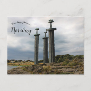 Das Sverd I Fjell Monument Norwegen Postkarte