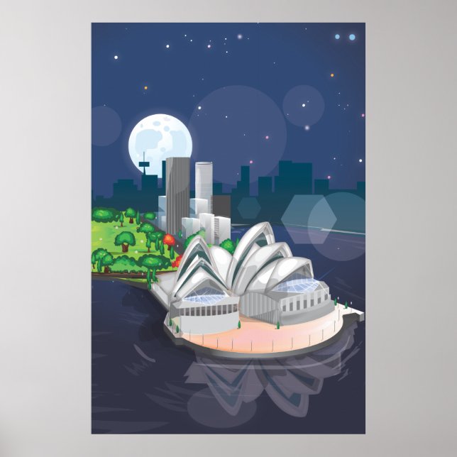 Das Sydney Opera House Poster (Vorne)