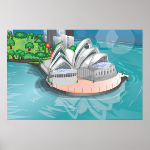 Das Sydney Opera House Poster
