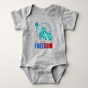 Das Symbol der Freiheit   Baby Bodysuit Strampler