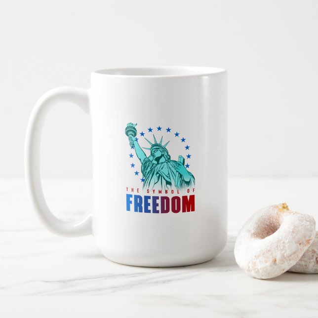 Das Symbol der Freiheit | Klassische Tasse #15 (Mit Donut)